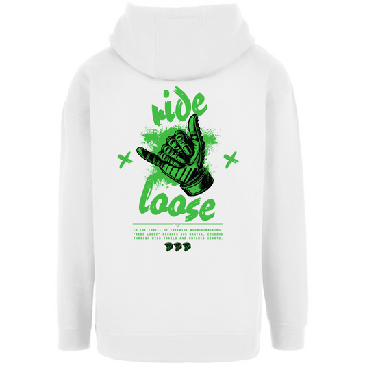 Ride Loose - Unisex Oversize Hoody - mit Backprint - Bergreise