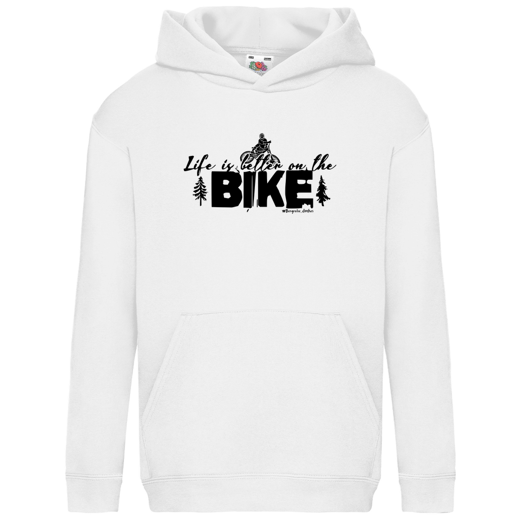 Better on the bike  - Kids Basic Hoodie