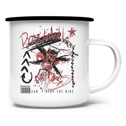 Downhill addict - Emaille Tasse - Bergreise