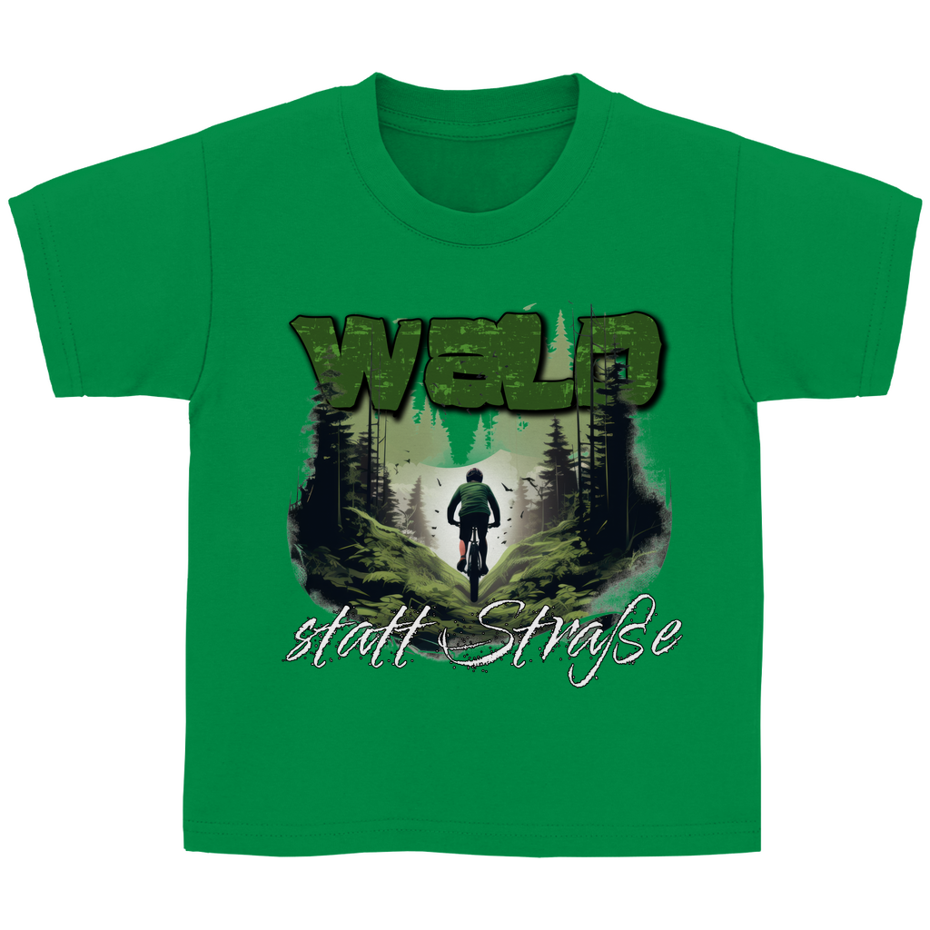 Wald statt Straße - Kinder Basic T-Shirt - Bergreise