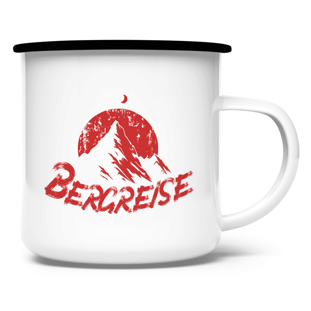 Bergreise Ride or die - Emaille Tasse - Bergreise