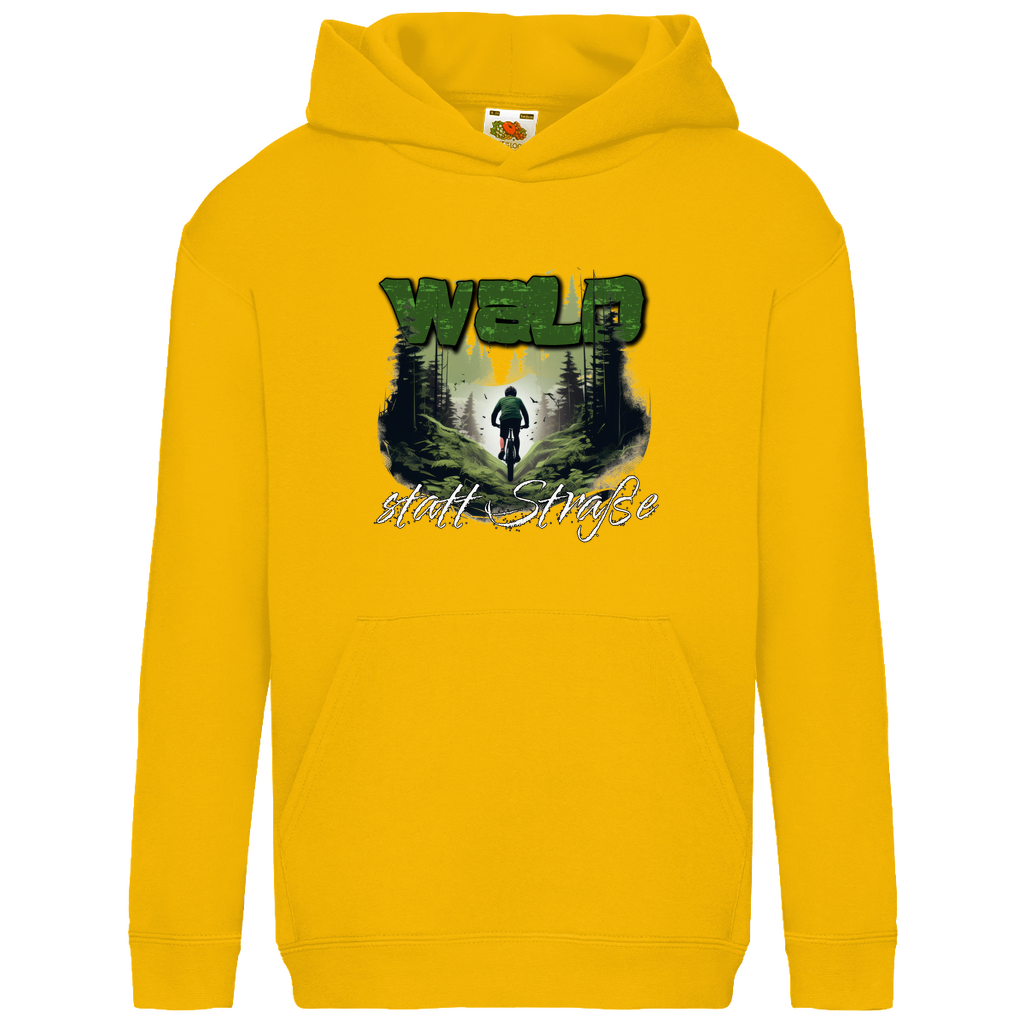 Wald statt Straße - Kids Basic Hoodie - Bergreise