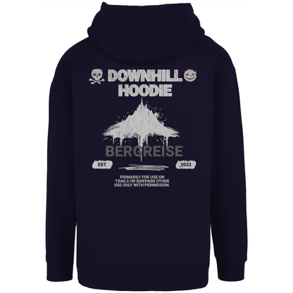 Downhill Hoodie - Unisex Oversize Hoody - mit Backprint - Bergreise