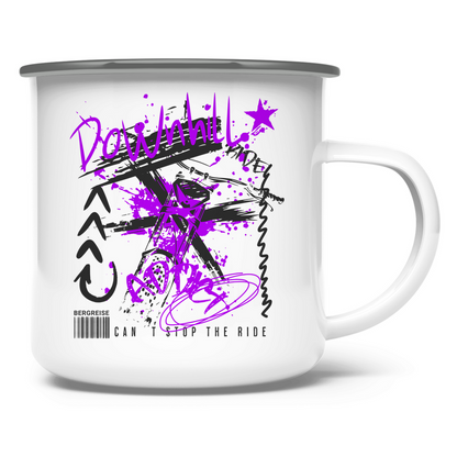 Downhill addict - Emaille Tasse - Bergreise