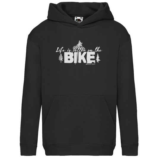 Better on the bike  - Kids Basic Hoodie