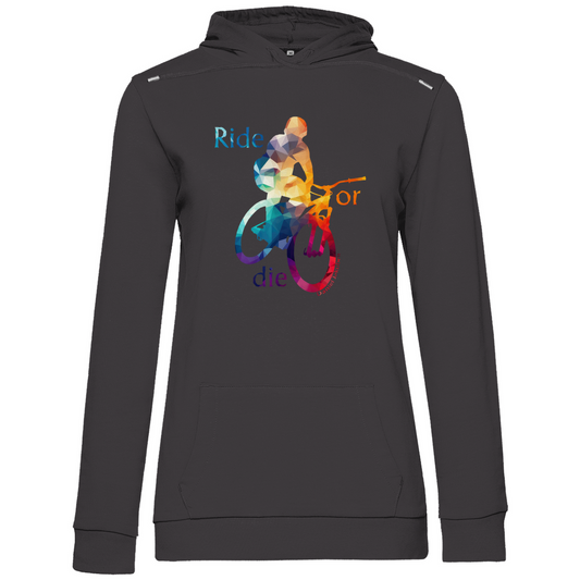 Ride or die by Daniel Jakubeit - Damen Hoodie - Bergreise