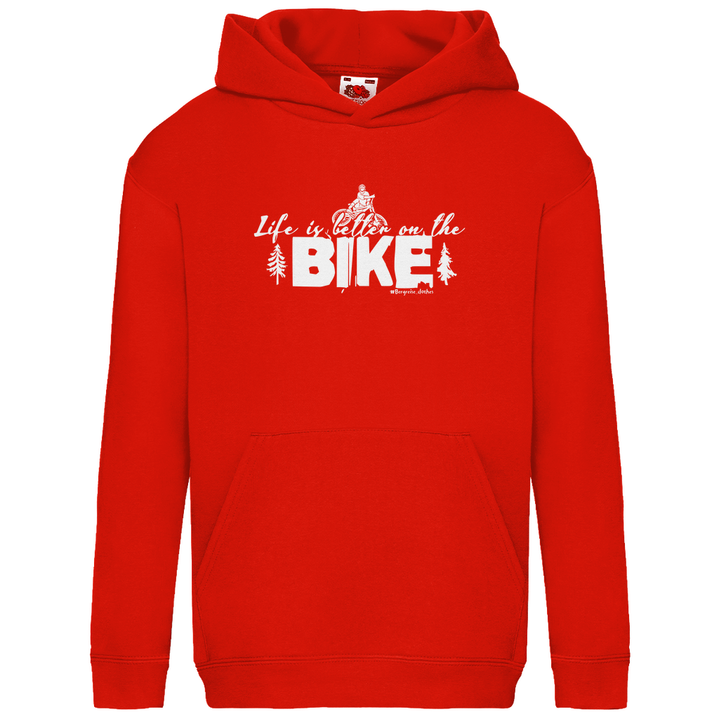 Better on the bike  - Kids Basic Hoodie