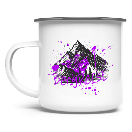 Downhill addict - Emaille Tasse - Bergreise