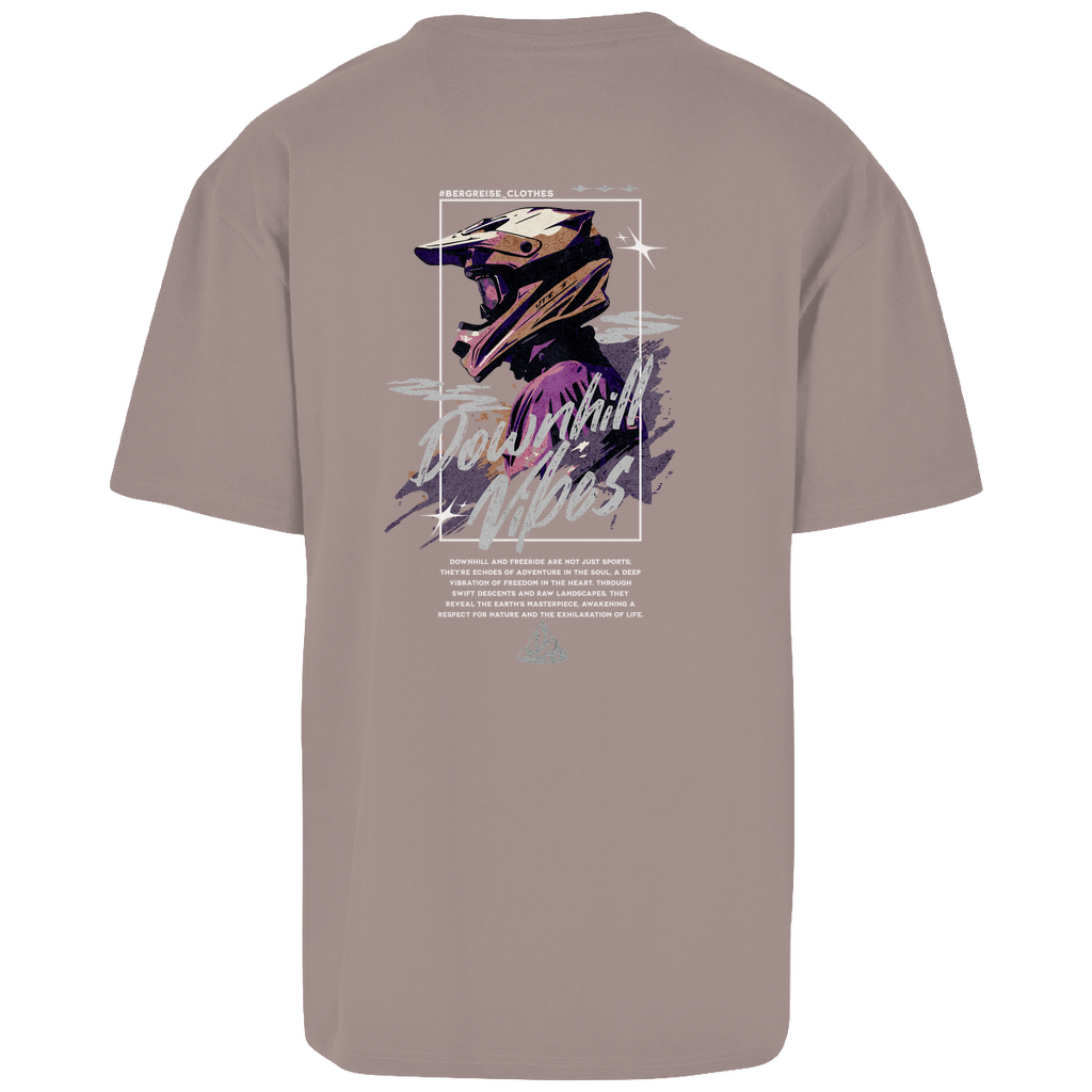 Downhill Vibes - Oversize T-Shirt - mit Backprint - Bergreise