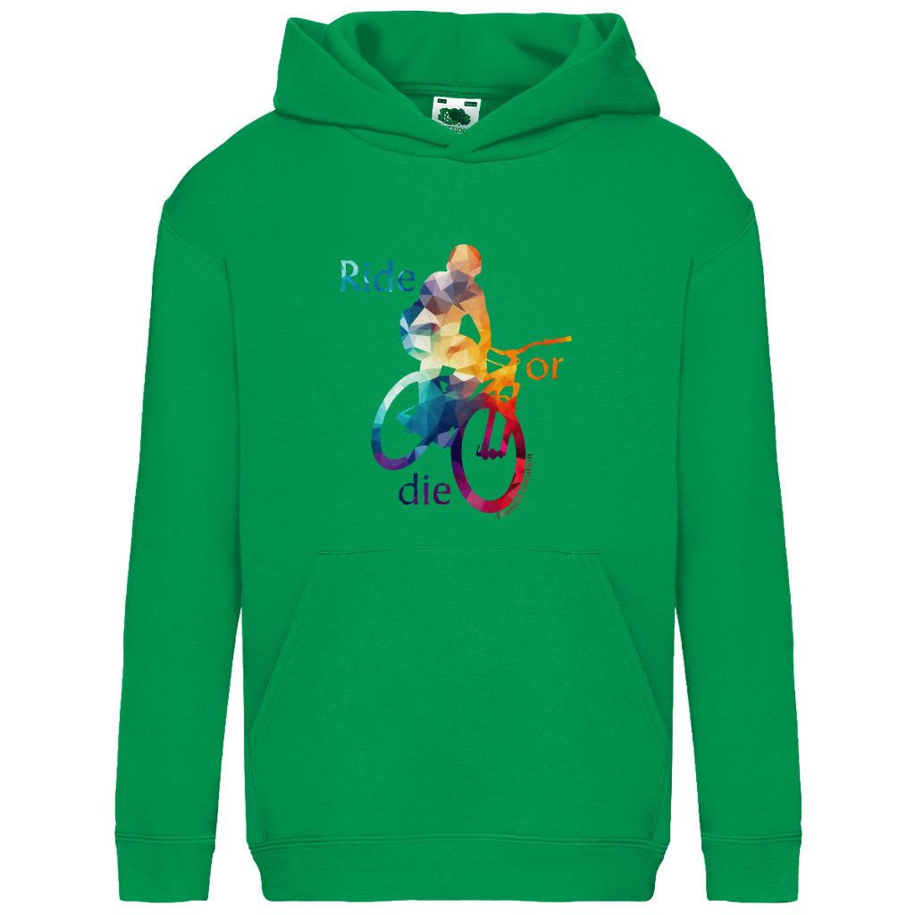 Ride or die by Daniel Jakubeit - Kids Basic Hoodie - Bergreise