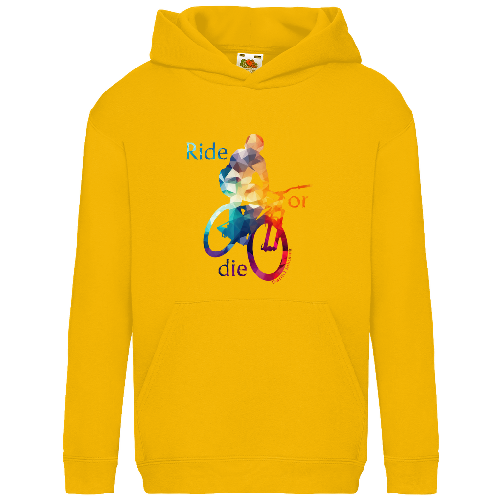 Ride or die by Daniel Jakubeit - Kids Basic Hoodie - Bergreise