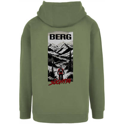 Bergsüchtig - Unisex Oversize Hoody - mit Backprint - Bergreise