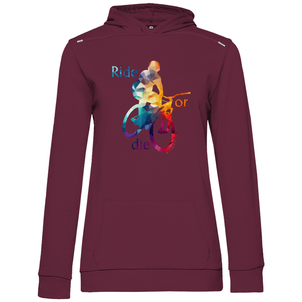 Ride or die by Daniel Jakubeit - Damen Hoodie - Bergreise