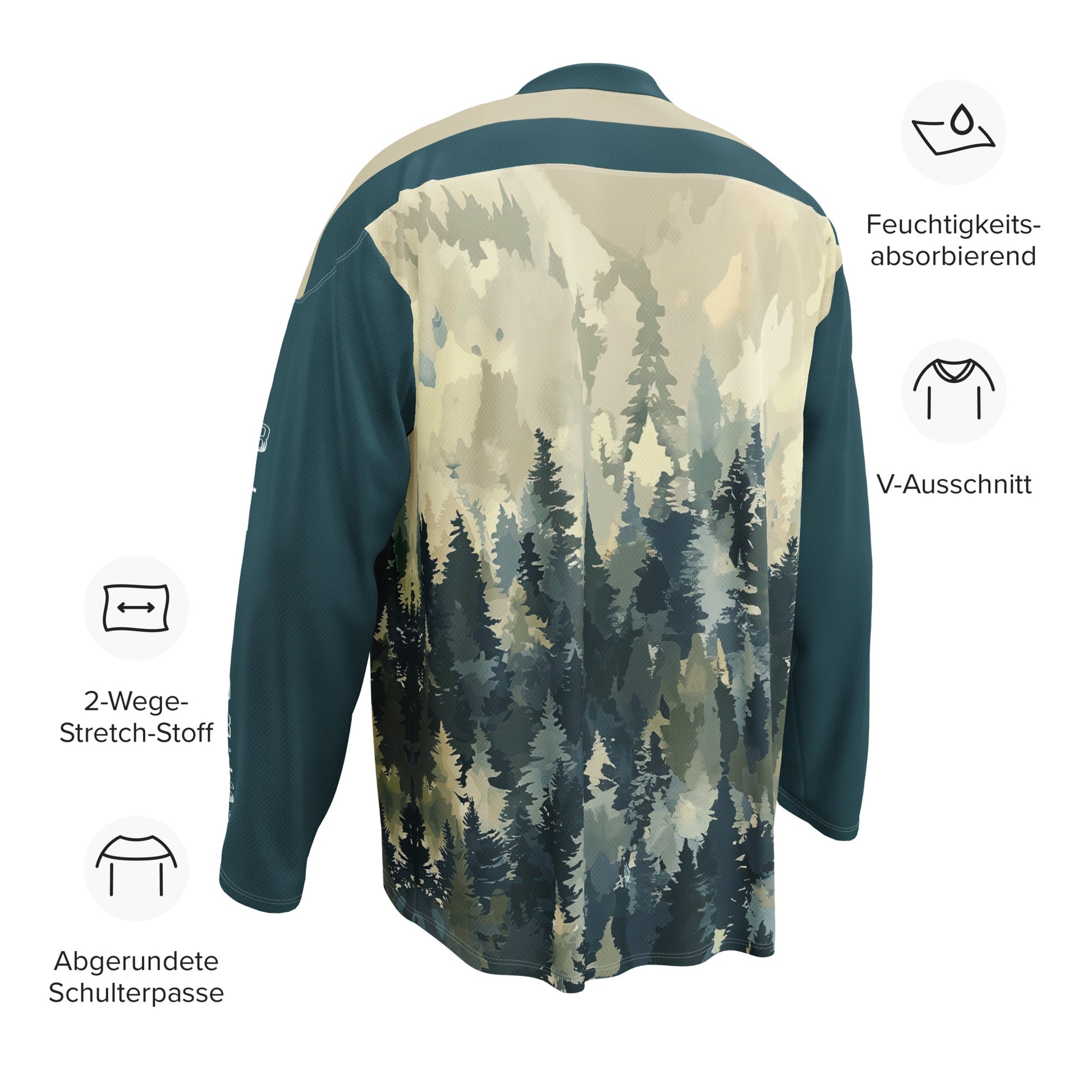 🔖Outlet - Bergreise Black Forest Camo Jersey - Größe XL🔖 - Bergreise