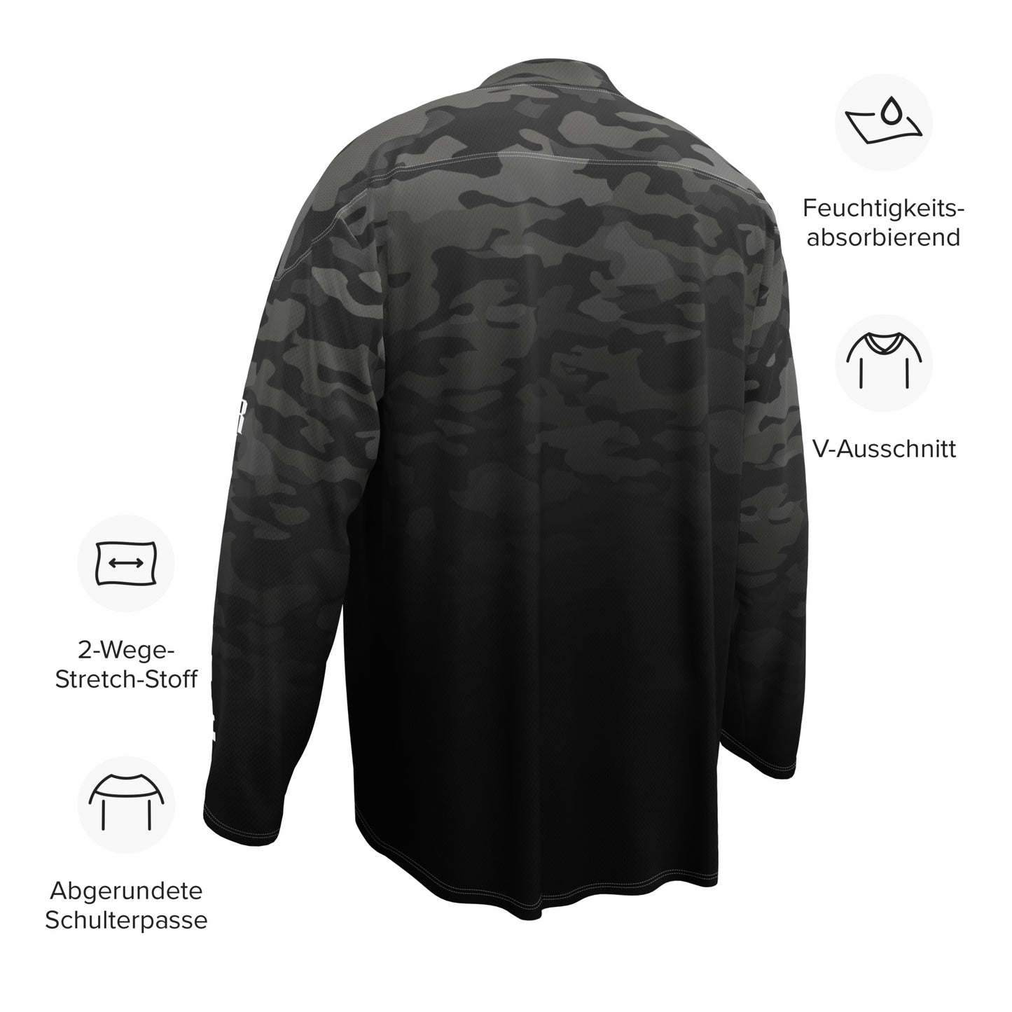 Bergreise Black Camo Jersey - Bergreise