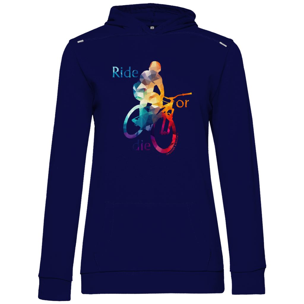 Ride or die by Daniel Jakubeit - Damen Hoodie - Bergreise