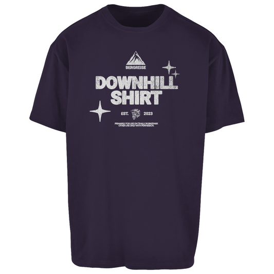 Downhill Shirt - Oversize T-Shirt - mit Backprint - Bergreise