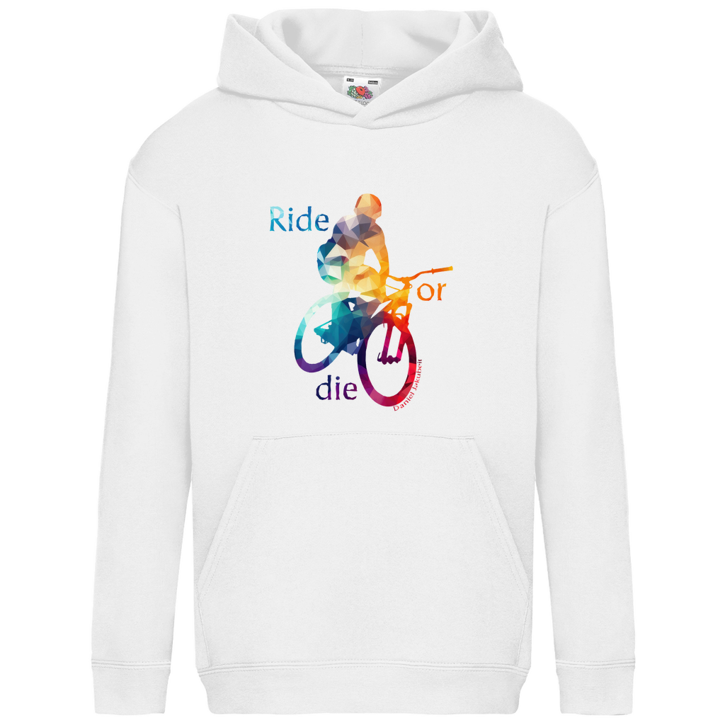 Ride or die by Daniel Jakubeit - Kids Basic Hoodie - Bergreise