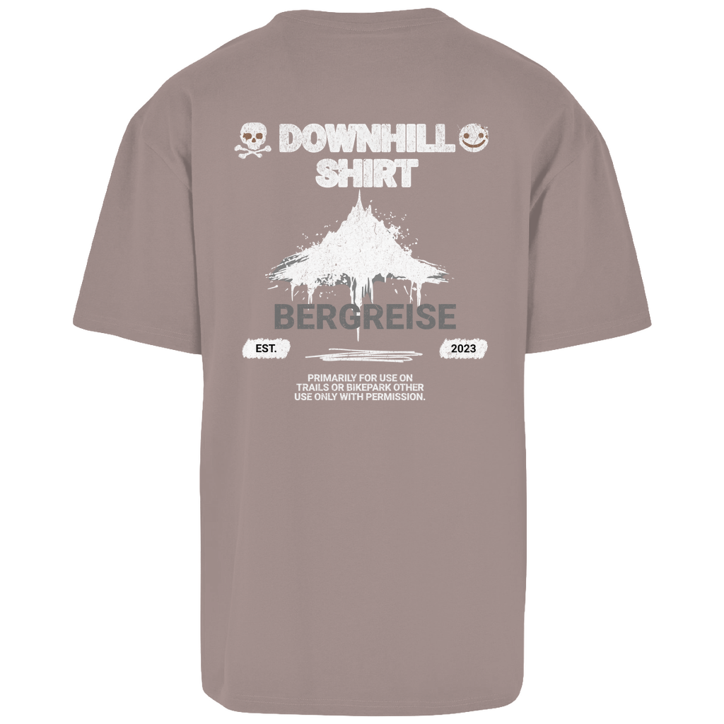 Downhill Shirt - Oversize T-Shirt - mit Backprint - Bergreise