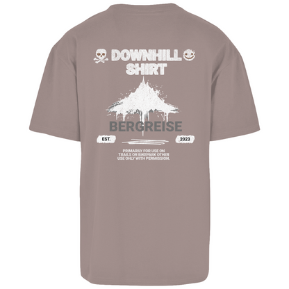 Downhill Shirt - Oversize T-Shirt - mit Backprint - Bergreise