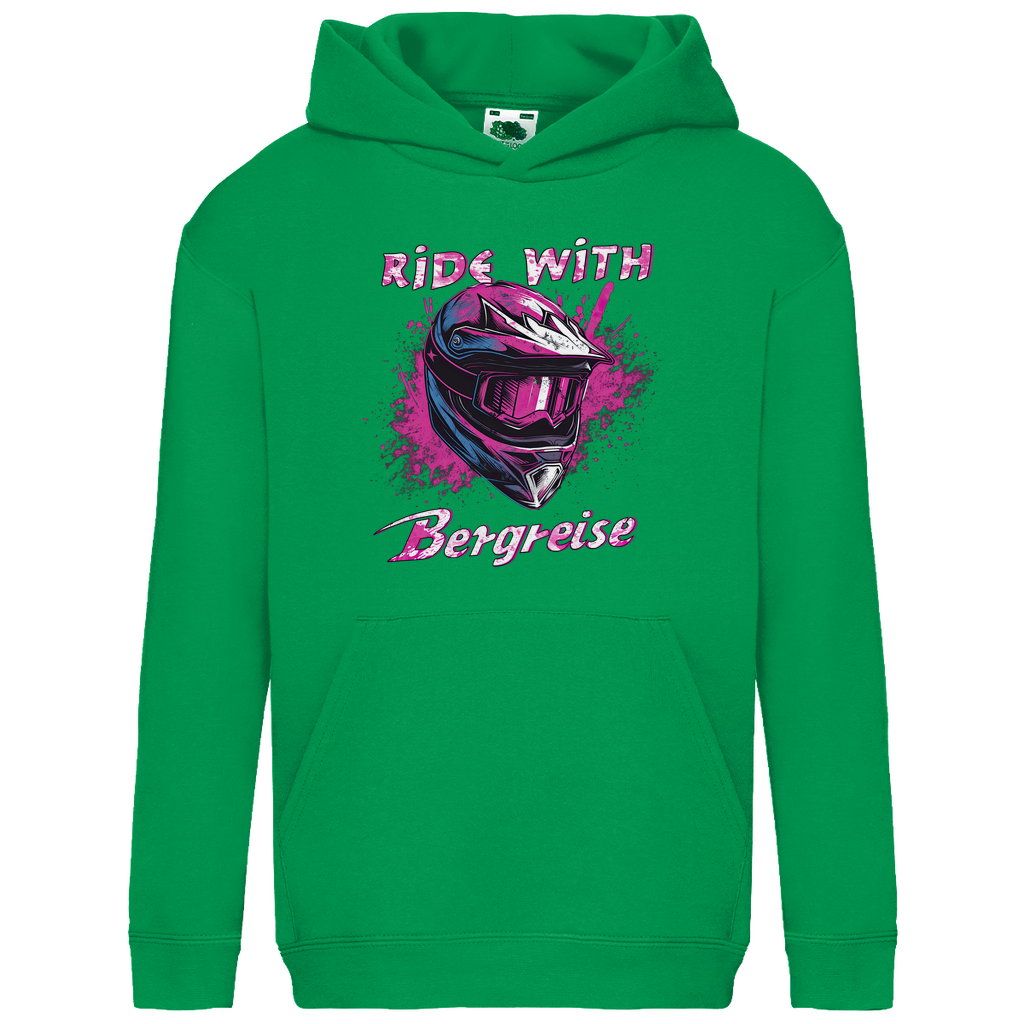 Ride with Bergreise - Kids Basic Hoodie - Bergreise