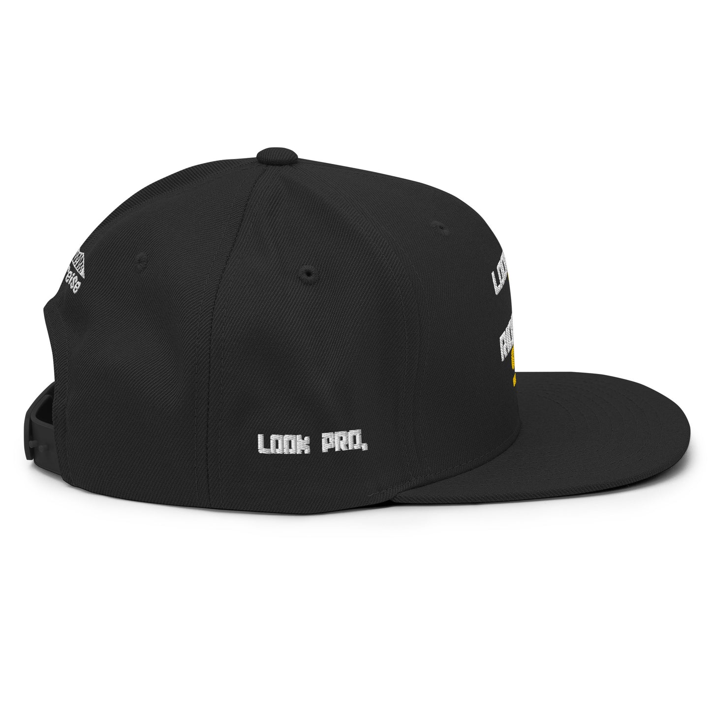 Look Pro, Ride Slow - Premium FullEmbroided Snapback