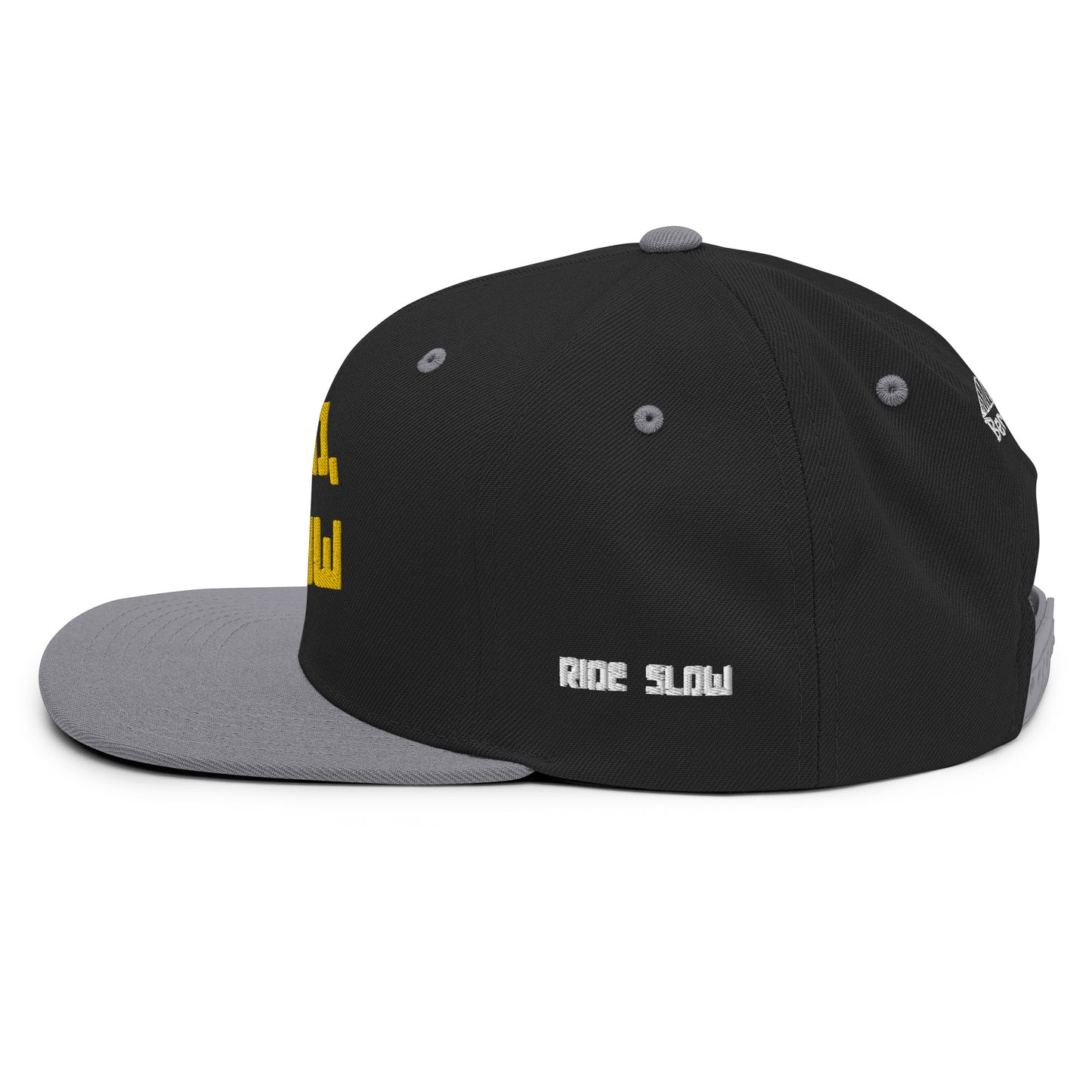 Look Pro, Ride Slow - Premium FullEmbroided Snapback