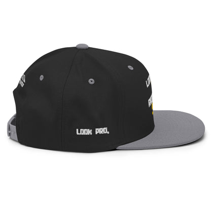 Look Pro, Ride Slow - Premium FullEmbroided Snapback