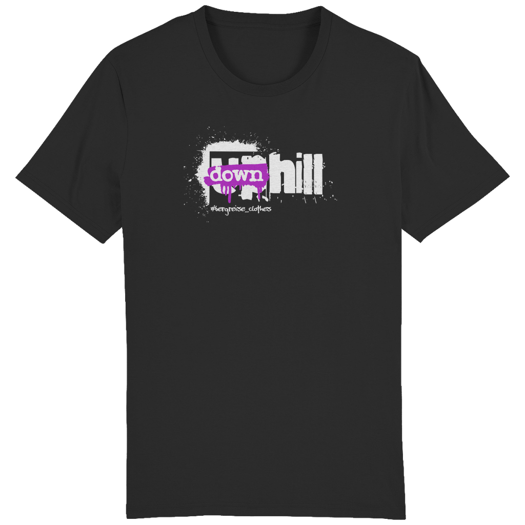 u̶p̶ downhill - Unisex T-Shirt