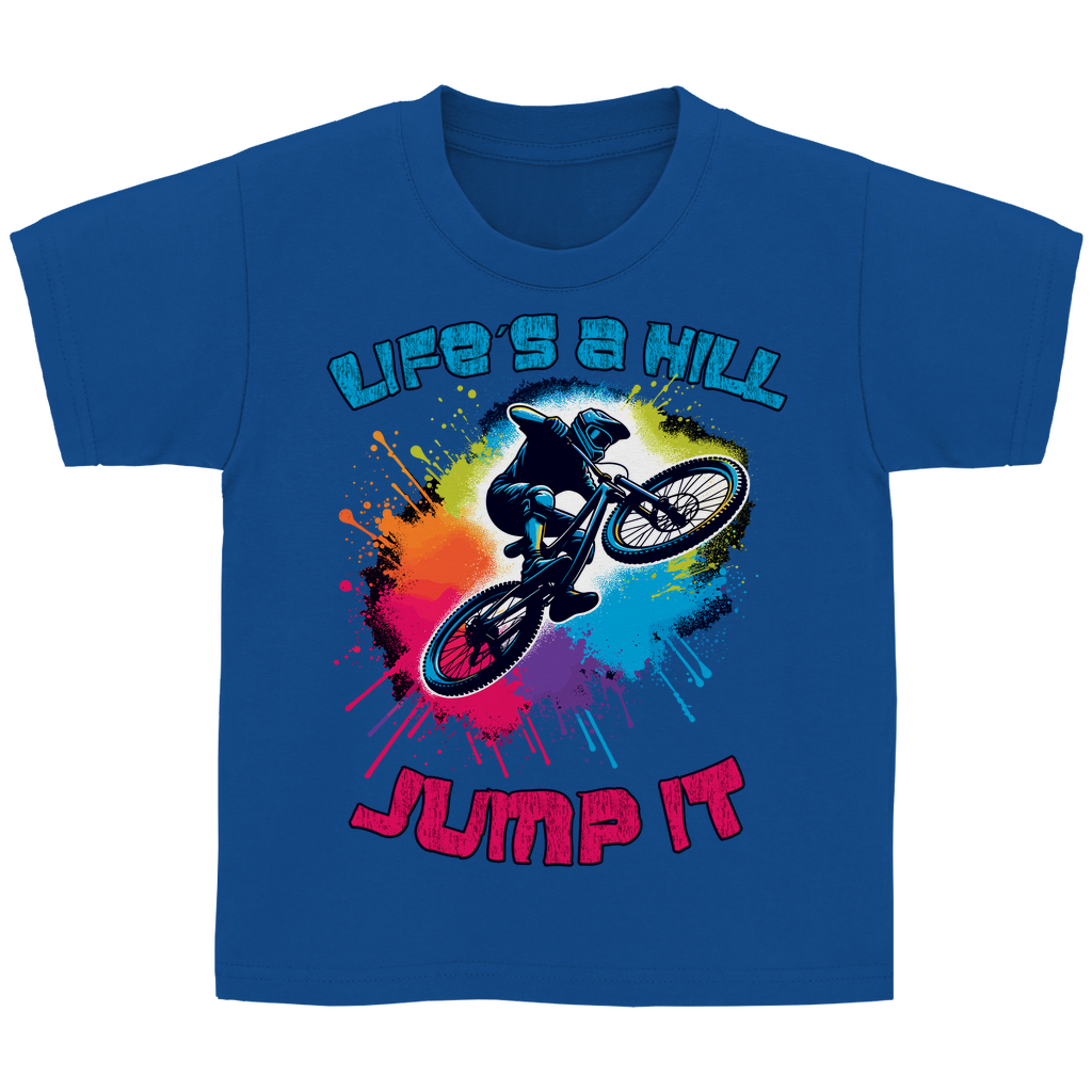 Life is a hill - Kinder Basic T-Shirt - Bergreise