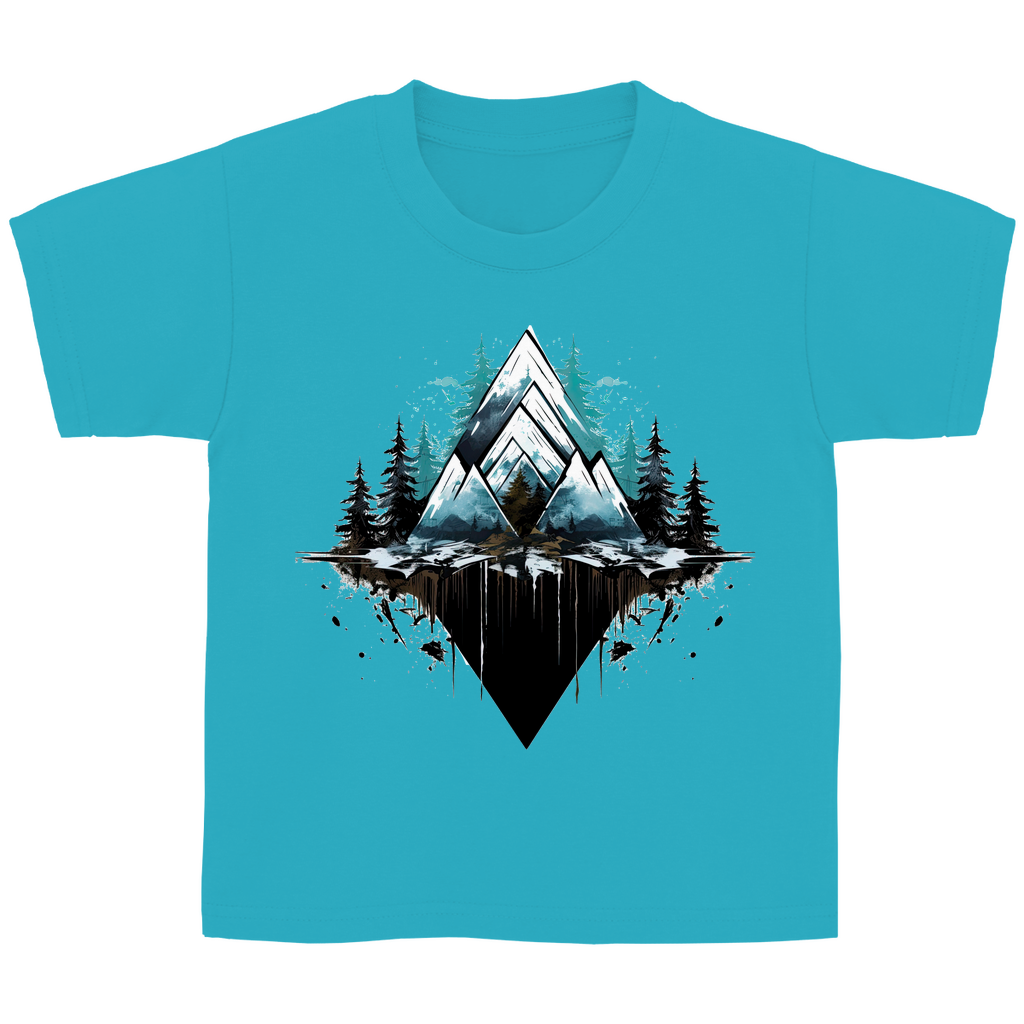 Blue Mountain - Kinder Basic T-Shirt - Bergreise