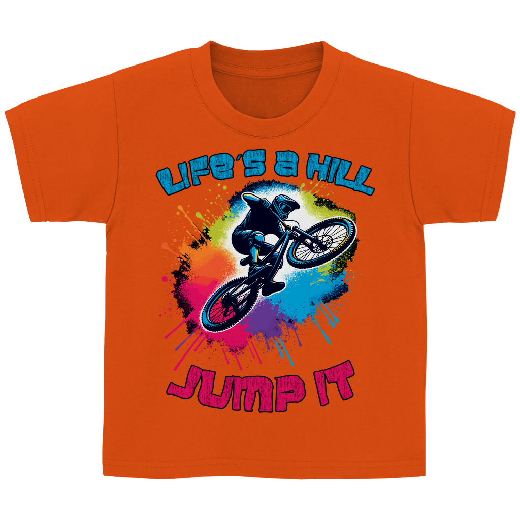 Life is a hill - Kinder Basic T-Shirt - Bergreise