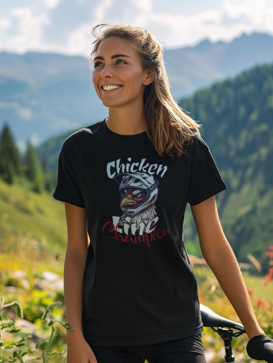 Chicken Line Champion - Unisex T-Shirt