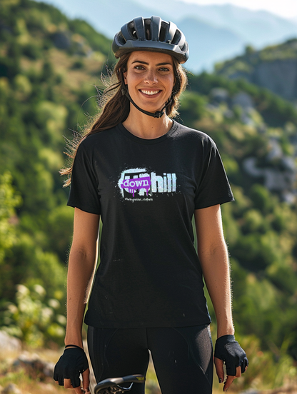 u̶p̶ downhill - Unisex T-Shirt